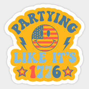 Fourth of July (4th of july) Sticker